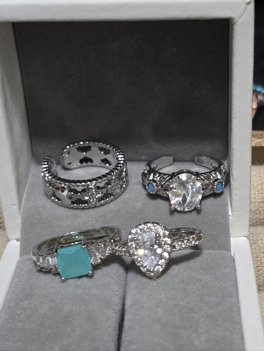 Assorted Costume Jewelry Rings